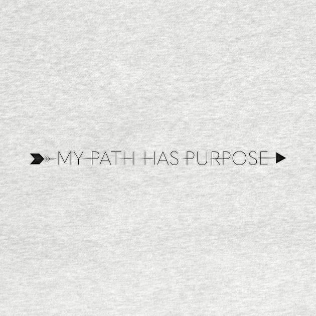 My Path Has Purpose Arrow Blk by MPHP